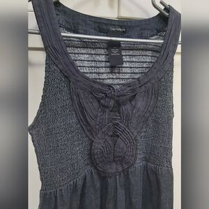 Calvin Klein sleeveless denim dress